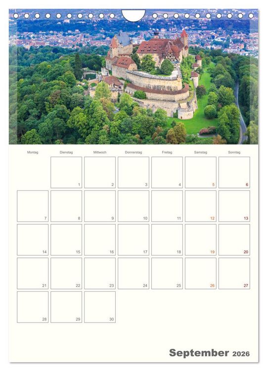 Produktbild: Coburg - im Wandel der Zeit (Wandkalender 2026 DIN A4 hoch), CALVENDO Monatskalender