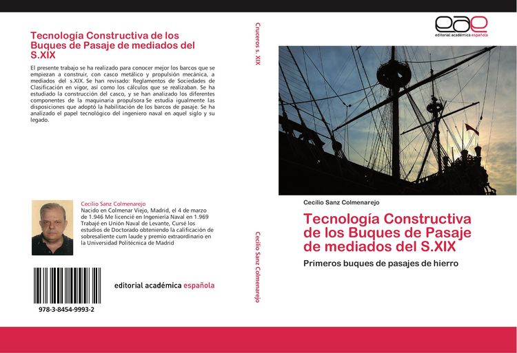 Produktbild: Tecnolog&iacute;a Constructiva de los Buques de Pasaje de mediados del S.XIX