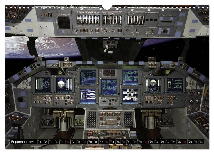 Produktbild: Space Shuttle. Impressionen aus der Raumfahrt (Wandkalender 2026 DIN A3 quer), CALVENDO Monatskalender