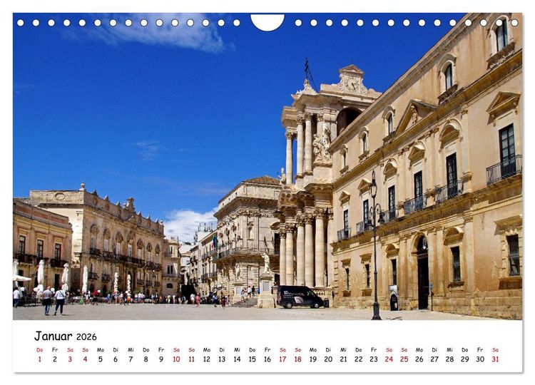 Produktbild: Sizilien - der Osten und die Liparischen Inseln (Wandkalender 2026 DIN A4 quer), CALVENDO Monatskalender