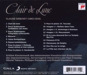 Produktbild: Clair de Lune-Die sch&ouml;nste Klaviermusik von Debuss