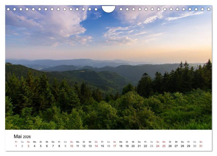 Produktbild: Naturerlebnis Nordschwarzwald (Wandkalender 2026 DIN A4 quer), CALVENDO Monatskalender
