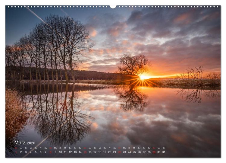 Produktbild: Deutschland Blicke in die Natur (hochwertiger Premium Wandkalender 2026 DIN A2 quer), Kunstdruck in Hochglanz