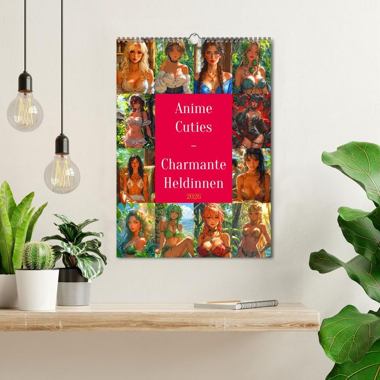 Produktbild: Anime Cuties - Charmante Heldinnen (Wandkalender 2026 DIN A3 hoch), CALVENDO Monatskalender