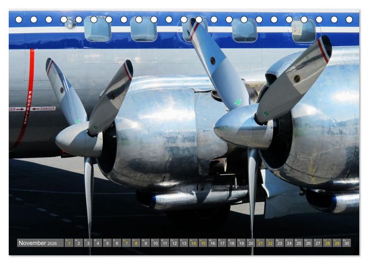 Produktbild: Lockheed Super Constellation HB-RSC (Tischkalender 2026 DIN A5 quer), CALVENDO Monatskalender