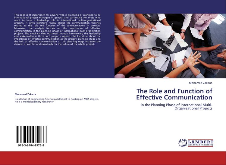 Produktbild: The Role and Function of Effective Communication