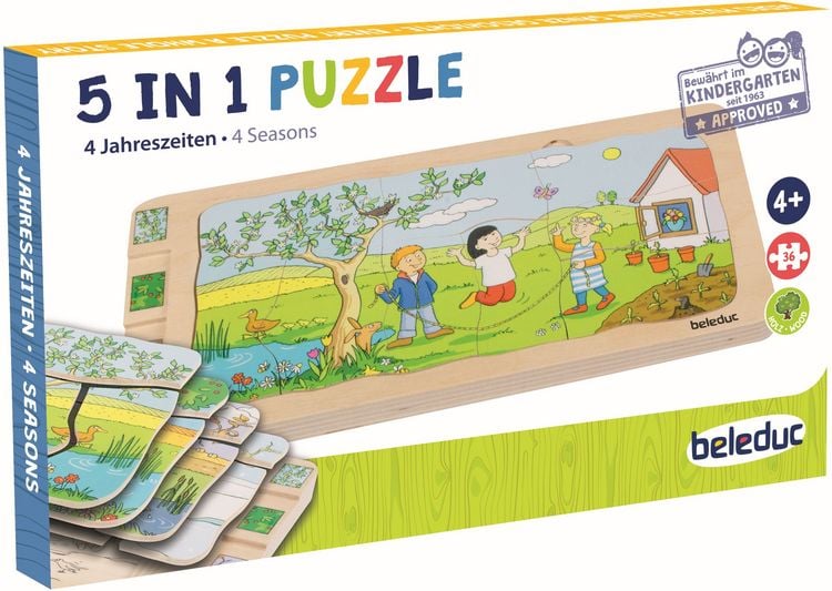 Produktbild: Beleduc - Lagen-Puzzle 4 Jahreszeiten