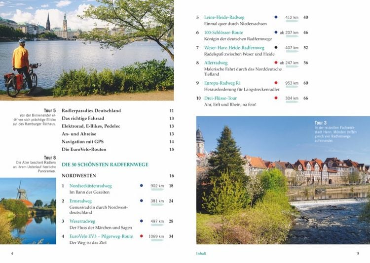 Produktbild: Deutschlands sch&ouml;nste Radfernwege