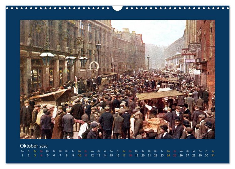 Produktbild: Historisches London von 1888 bis 1918 (Wandkalender 2026 DIN A3 quer), CALVENDO Monatskalender