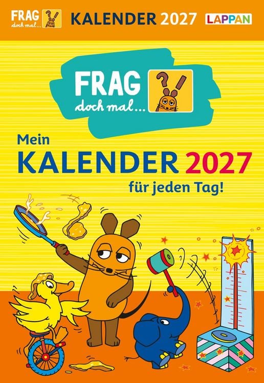 Produktbild: Frag doch mal ... die Maus: Tageskalender 2027 &ndash; Mein Kalender f&uuml;r jeden Tag!