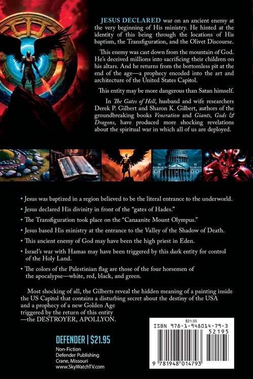 Produktbild: The Gates of Hell; Unlocking the Ganymede Code and the Demonic Portals of Mount Hermon and the United States Capitol