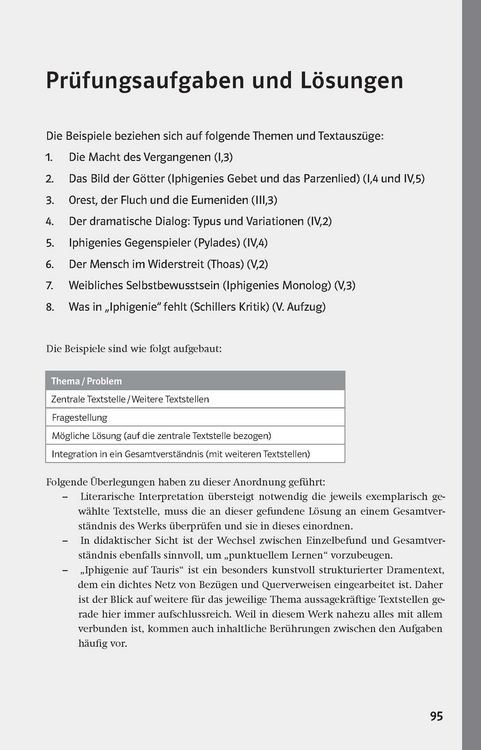 Produktbild: Lekt&uuml;rehilfen. Iphigenie auf Tauris
