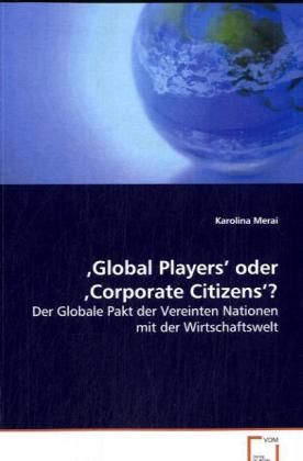 Produktbild: Merai Karolina: ,Global Players' oder ,Corporate Citizens'?