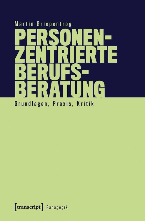 Produktbild: Personenzentrierte Berufsberatung
