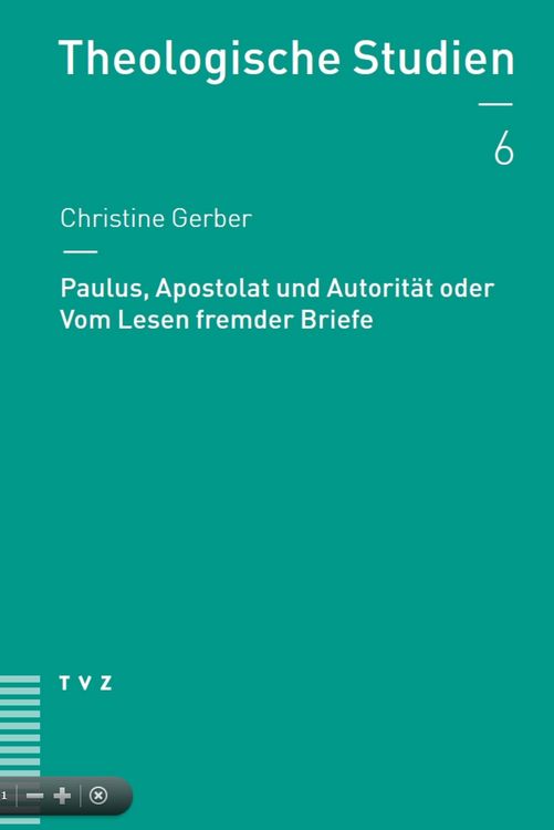 Produktbild: Paulus, Apostolat und Autorit&auml;t oder Vom Lesen fremder Briefe