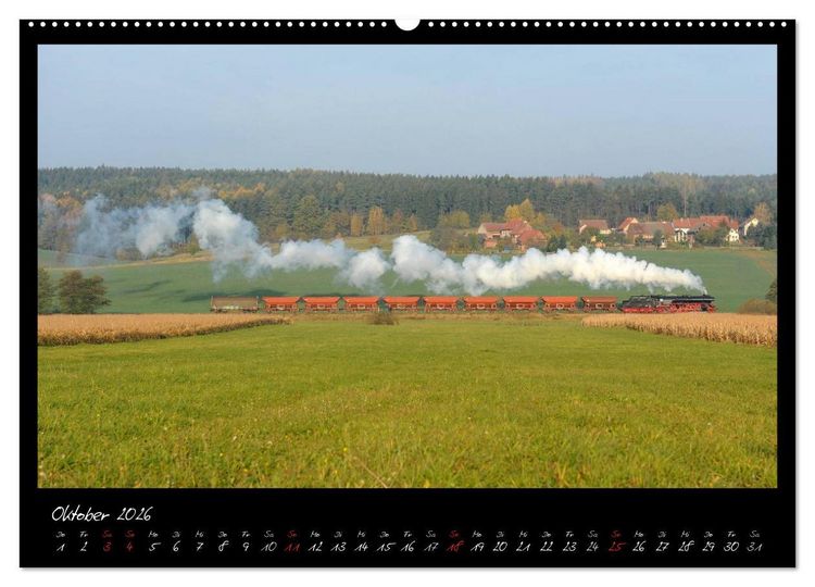 Produktbild: Mit Volldampf durch Mitteleuropa (Wandkalender 2026 DIN A2 quer), CALVENDO Monatskalender