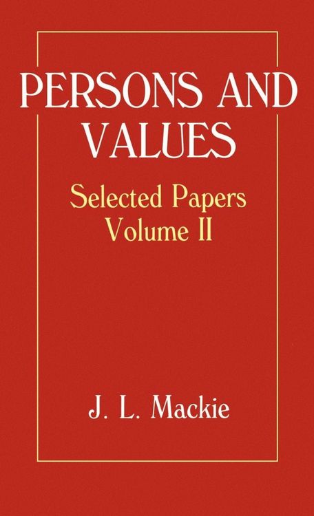Produktbild: Persons and Values
