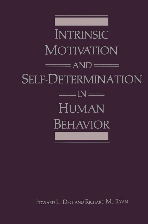 Produktbild: Intrinsic Motivation and Self-Determination in Human Behavior