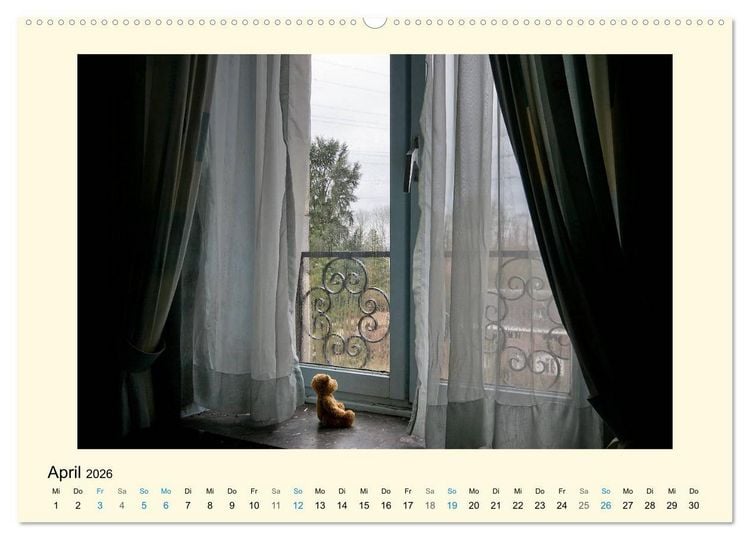 Produktbild: Herr B&auml;r urban explorer (Wandkalender 2026 DIN A2 quer), CALVENDO Monatskalender