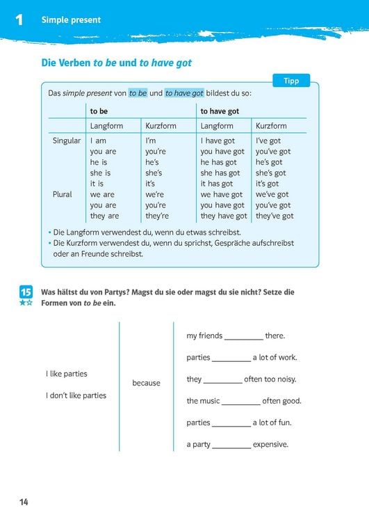 Produktbild: Klett 10-Minuten-Training Englisch Simple Present und Present Progressive 5. Klasse