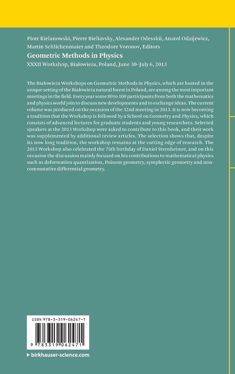 Produktbild: Geometric Methods in Physics