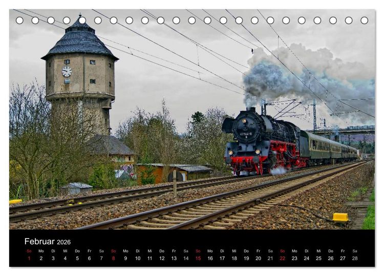 Produktbild: Unterwegs am Bahndamm (Tischkalender 2026 DIN A5 quer), CALVENDO Monatskalender