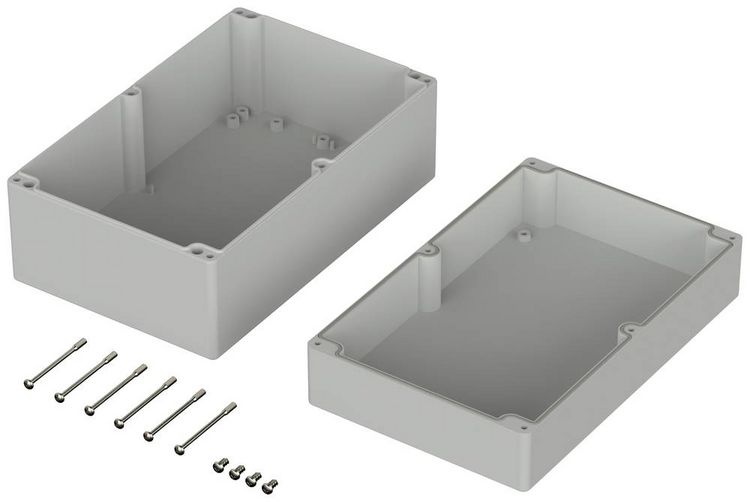 Produktbild: Bopla EUROMAS T 241 03241000 Industrie-Geh&auml;use 250 x 160 x 120 ABS Lichtgrau (RAL 7035) 1 St.