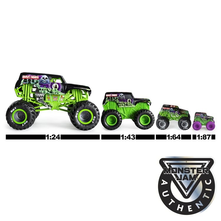 Produktbild: Monster Jam, offizieller Batmobile Monster Truck, Metall-Spritzguss-Fahrzeug zum Spielen und Sammeln im Ma&szlig;stab 1:24
