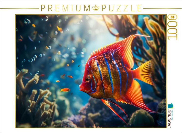 Produktbild: CALVENDO Puzzle Ein Motiv aus dem Kalender Exotische Fische | 1000 Teile Lege-Gr&ouml;&szlig;e 64x48cm Foto-Puzzle f&uuml;r gl&uuml;ckliche Stunden