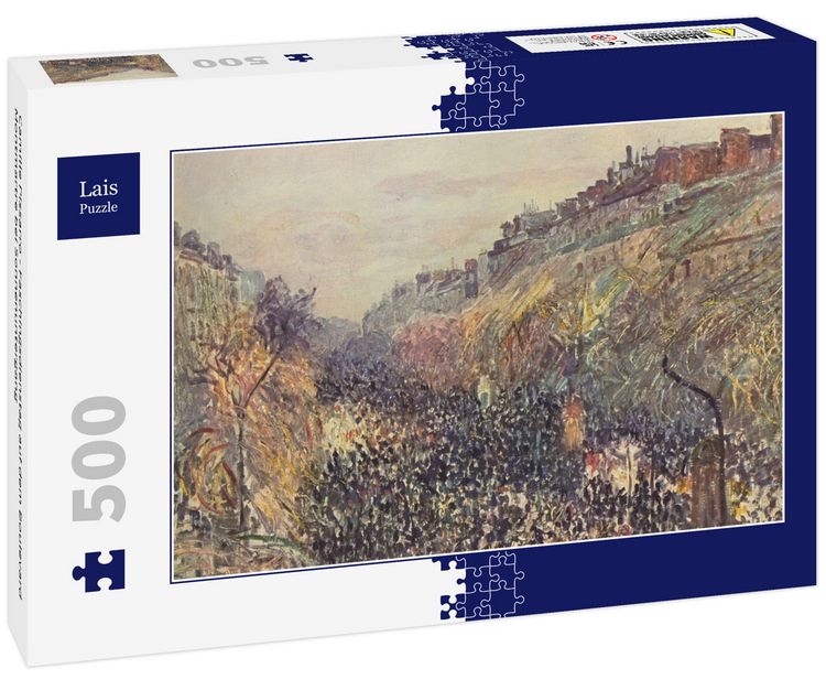 Produktbild: Lais Puzzle Camille Pissarro - Faschingsdienstag auf dem Boulevard Montmartre bei Sonnenuntergang 500 Teile