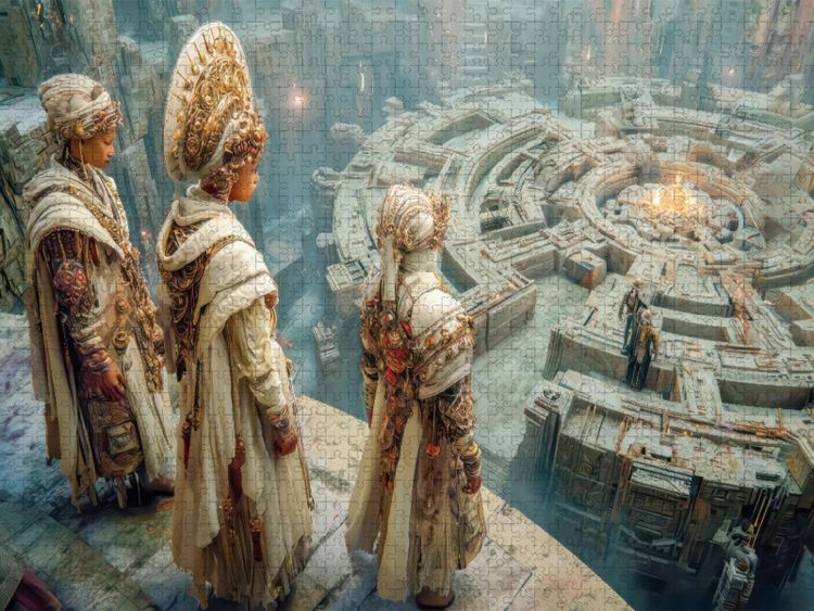 Produktbild: CALVENDO Puzzle Labyrinth | 1000 Teile Lege-Gr&ouml;&szlig;e 64x48cm Foto-Puzzle f&uuml;r gl&uuml;ckliche Stunden