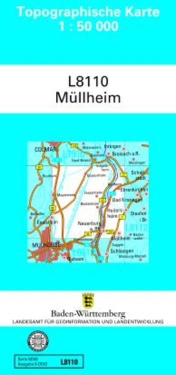 Produktbild: Müllheim 1 : 50 000