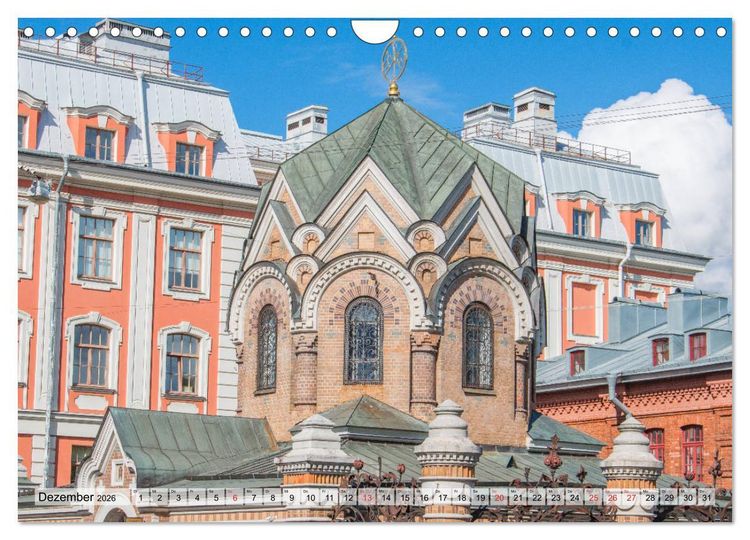 Produktbild: St. Petersburg - Prachtvolle Ostseemetropole (Wandkalender 2026 DIN A4 quer), CALVENDO Monatskalender