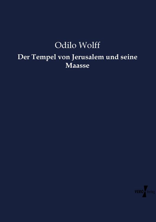 Produktbild: Der Tempel von Jerusalem und seine Maasse