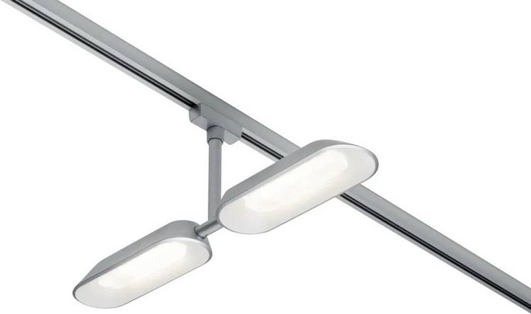 Produktbild: Paulmann Dipper Hochvolt-Schienensystem-Leuchte URail LED fest eingebaut 16 W LED Chrom (matt), Wei&szlig;