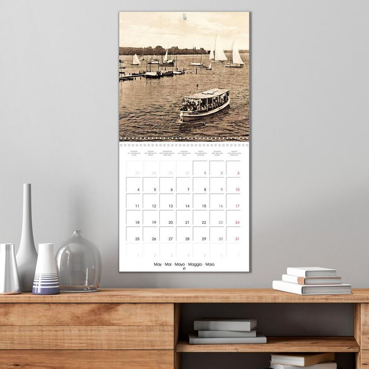 Produktbild: Bons baisers de Berlin : Cartes postales historiques de la ville (Calendrier mural carr&eacute; 2026 30x30 cm) Calendrier double avec une page pour vos prises de notes