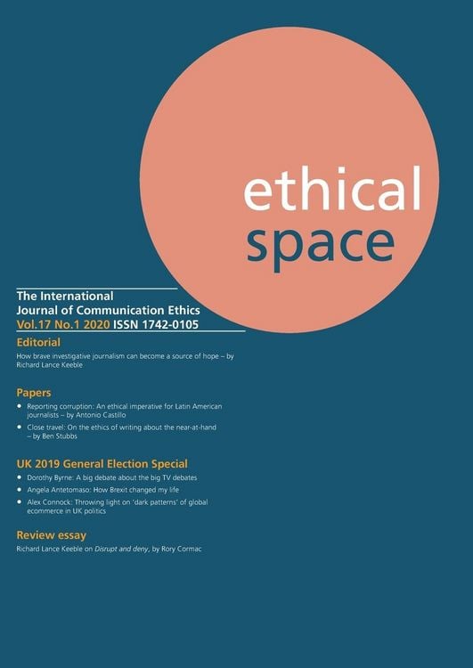 Produktbild: Ethical Space Vol.17 Issue 1