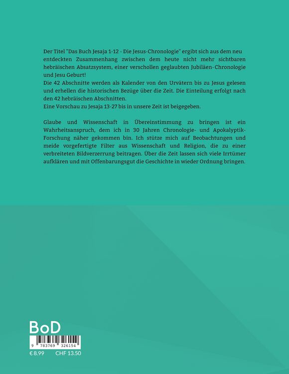 Produktbild: Das Jesaja Buch 1-12