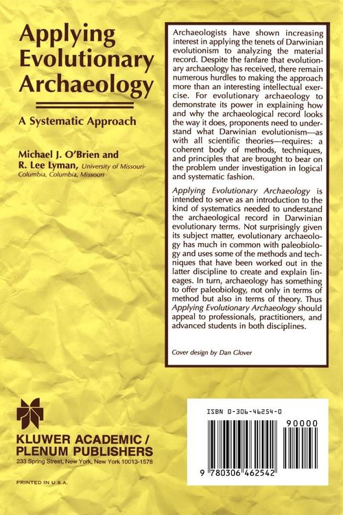 Produktbild: Applying Evolutionary Archaeology
