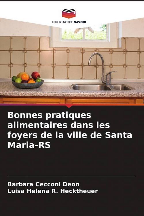 Produktbild: Bonnes pratiques alimentaires dans les foyers de la ville de Santa Maria-RS