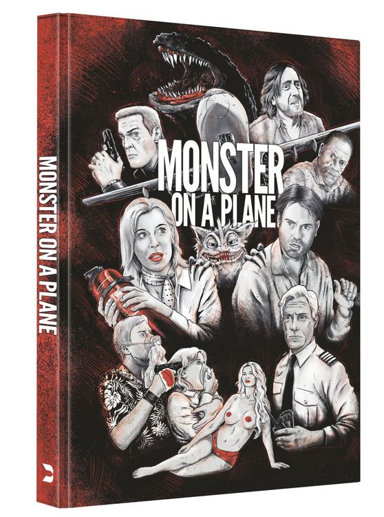 Produktbild: Monster on a Plane - 2-Disc Limited Edition Mediabook - Cover B (Blu-ray + Bonus-DVD)