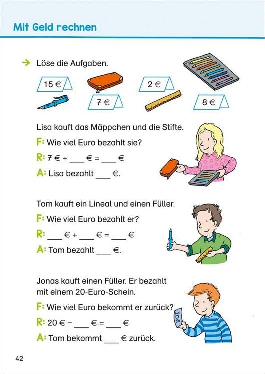 Produktbild: Mathe &uuml;ben 1. Klasse