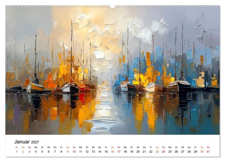 Produktbild: Segeln - Tanz mit dem Wind (Wandkalender 2027 DIN A2 quer), CALVENDO Monatskalender