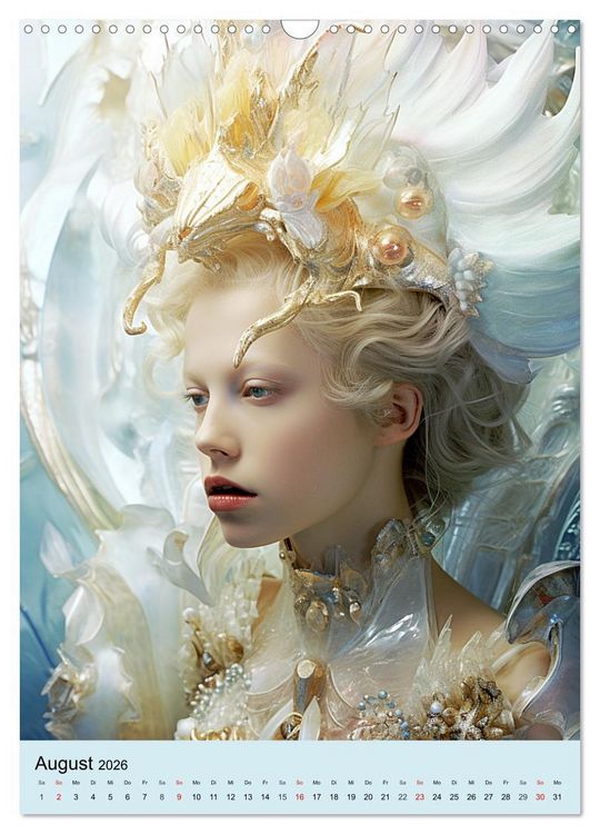 Produktbild: Atlantis. Poseidons mystische Nymphen (Wandkalender 2026 DIN A3 hoch), CALVENDO Monatskalender