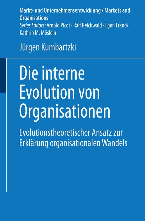 Bild vom Artikel Die interne Evolution von Organisationen vom Autor Jürgen Kumbartzki