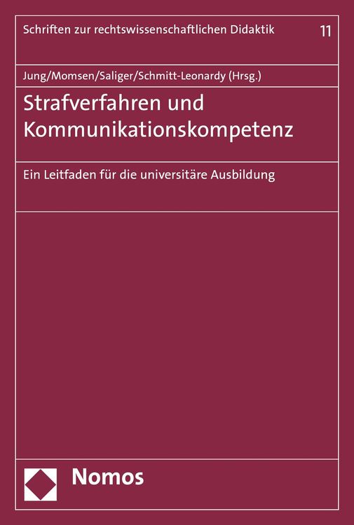 Produktbild: Strafverfahren und Kommunikationskompetenz