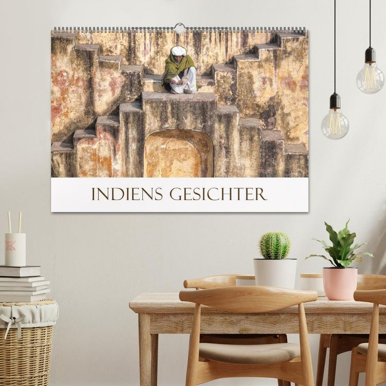 Produktbild: Indiens Gesichter (Wandkalender 2026 DIN A2 quer), CALVENDO Monatskalender
