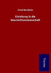 Produktbild: Einleitung in die Geschichtswissenschaft