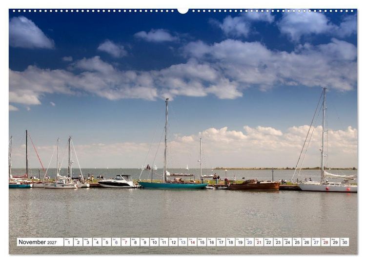 Produktbild: Discover Holland Amsterdam and the Coastal Landscapes of the Netherlands (High Quality Premium Wall Calendar 2027 DIN A2 landscape),CALVENDO 12 Month Wall Calendar