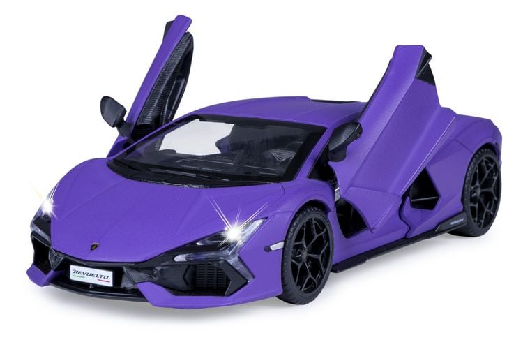 Produktbild: Lamborghini Revuelto Diecast 1:32 lila inkl. Knopfzellen